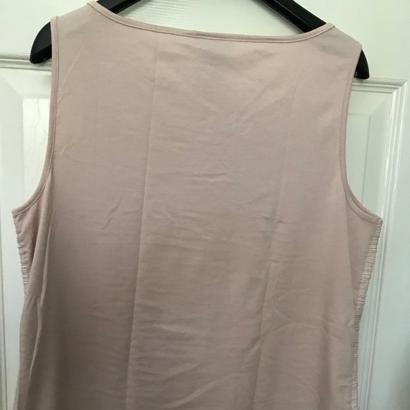 Blush Pink Textured Tank/Shell - Picture 3 of 8